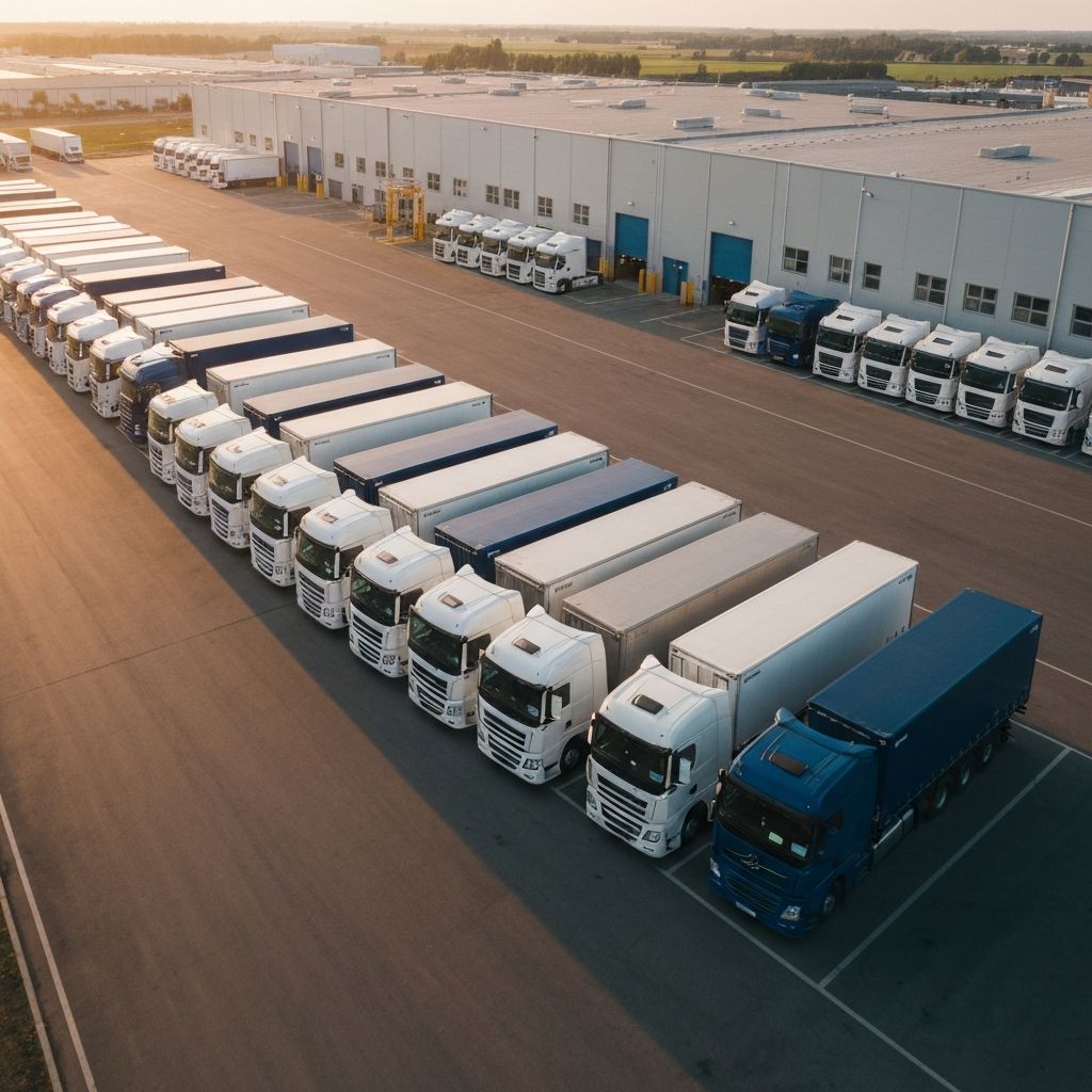Kamiyon Logistics fleet of trucks